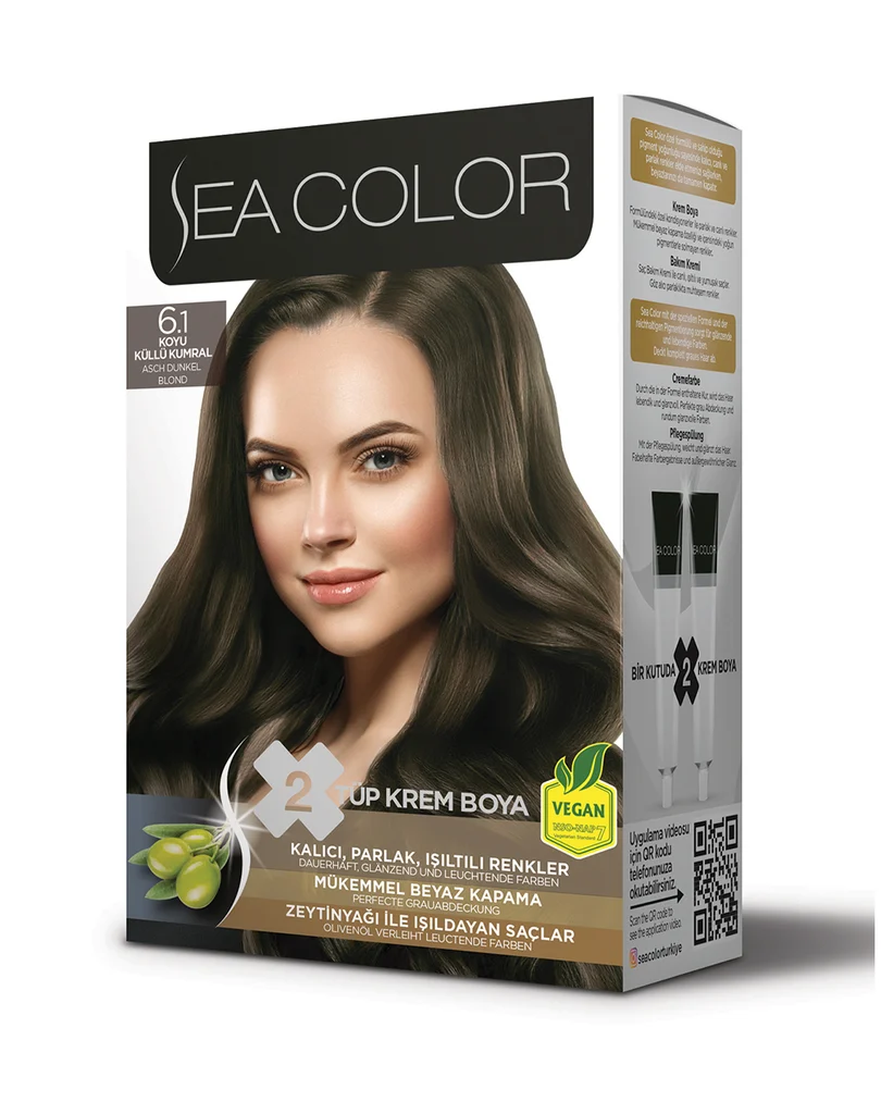 Sea Color Set Saç Boyası 6.1 KÜLLÜ KOYU KUMRAL