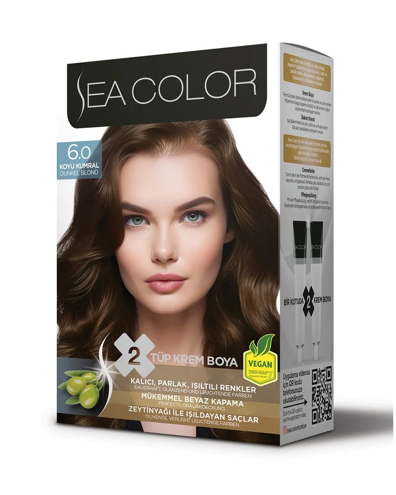 Sea Color Set Saç Boyası 6.0 KOYU KUMRAL