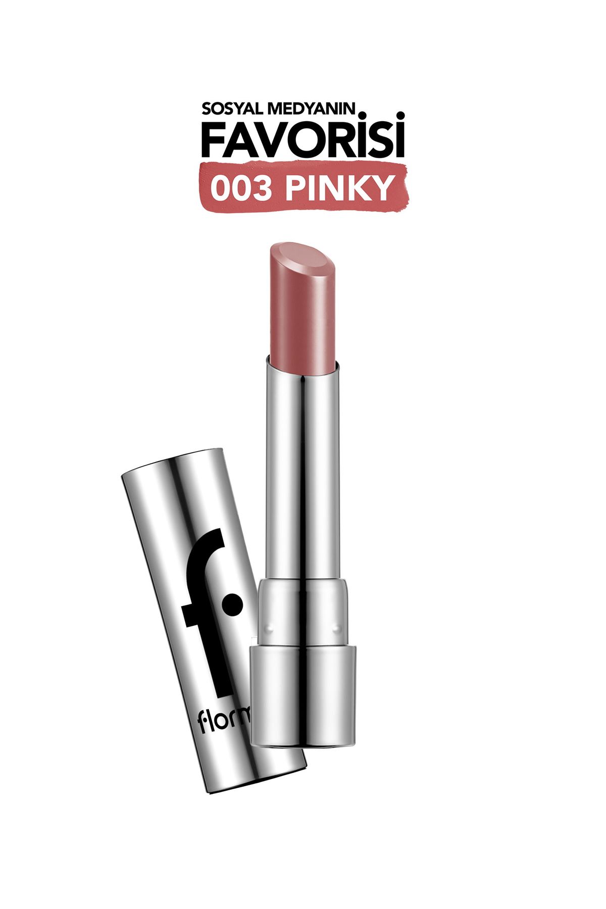 Flormar Sheer Up Yarı Transparan & Parlak Bitişli Nemlendirici Ruj 003 Pinky Nude