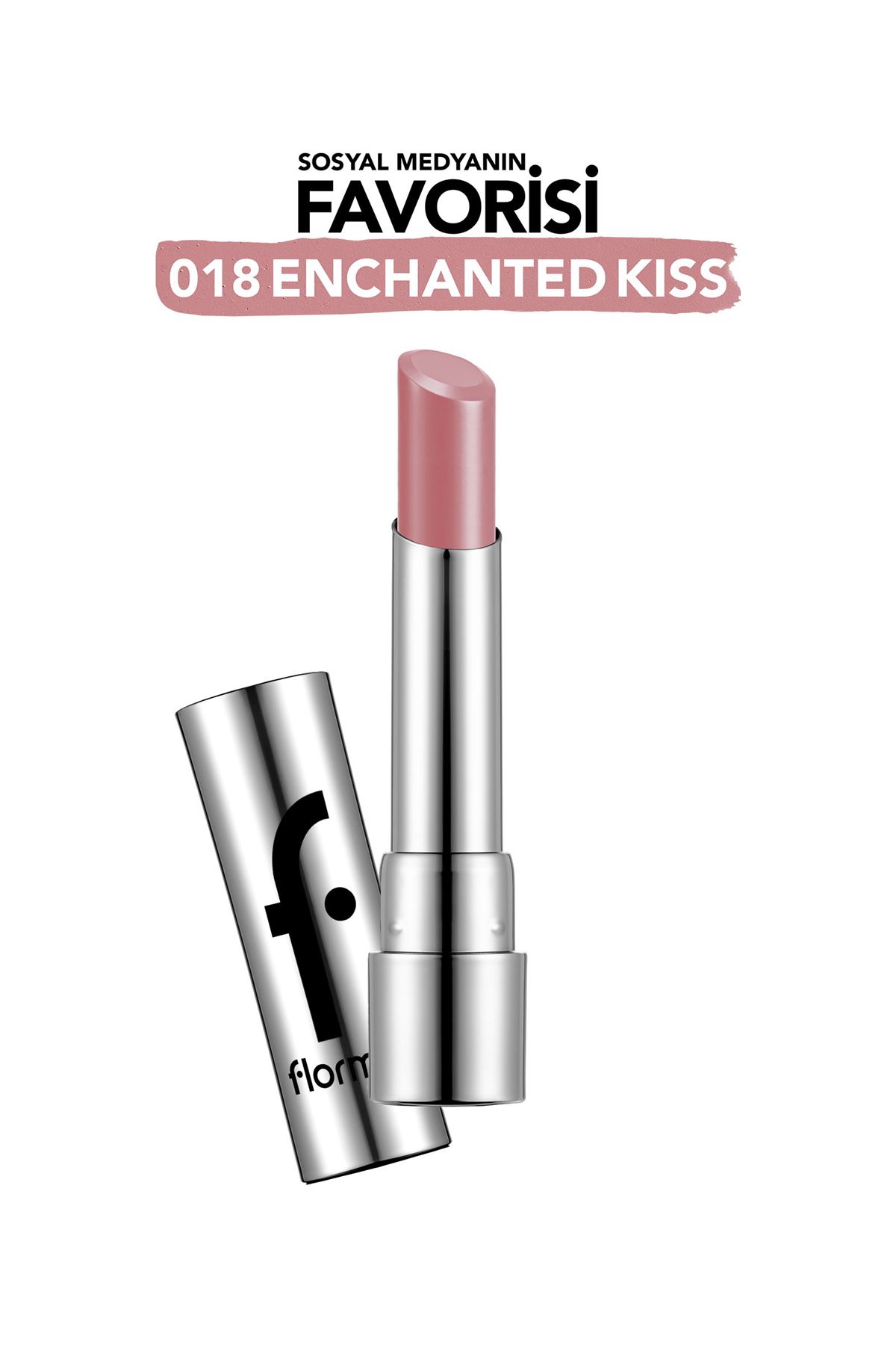 Flormar Sheer Up Yarı Transparan & Parlak Bitişli Nemlendirici Ruj 018 Enchanted Kiss