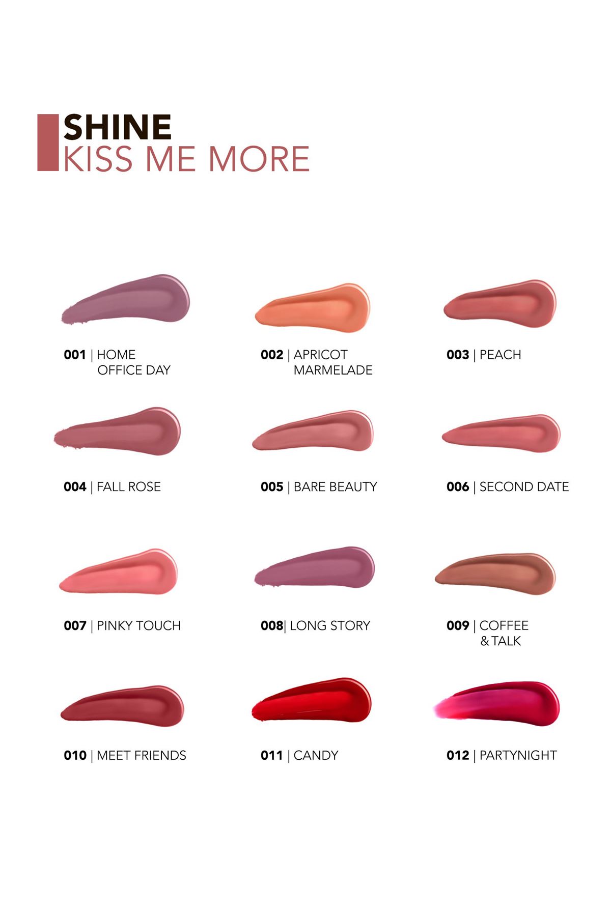 Flormar Shine Kiss Me More Uzun Süre Kalıcı & Parlak Bitişli Likit Ruj 009 Coffee & Talk