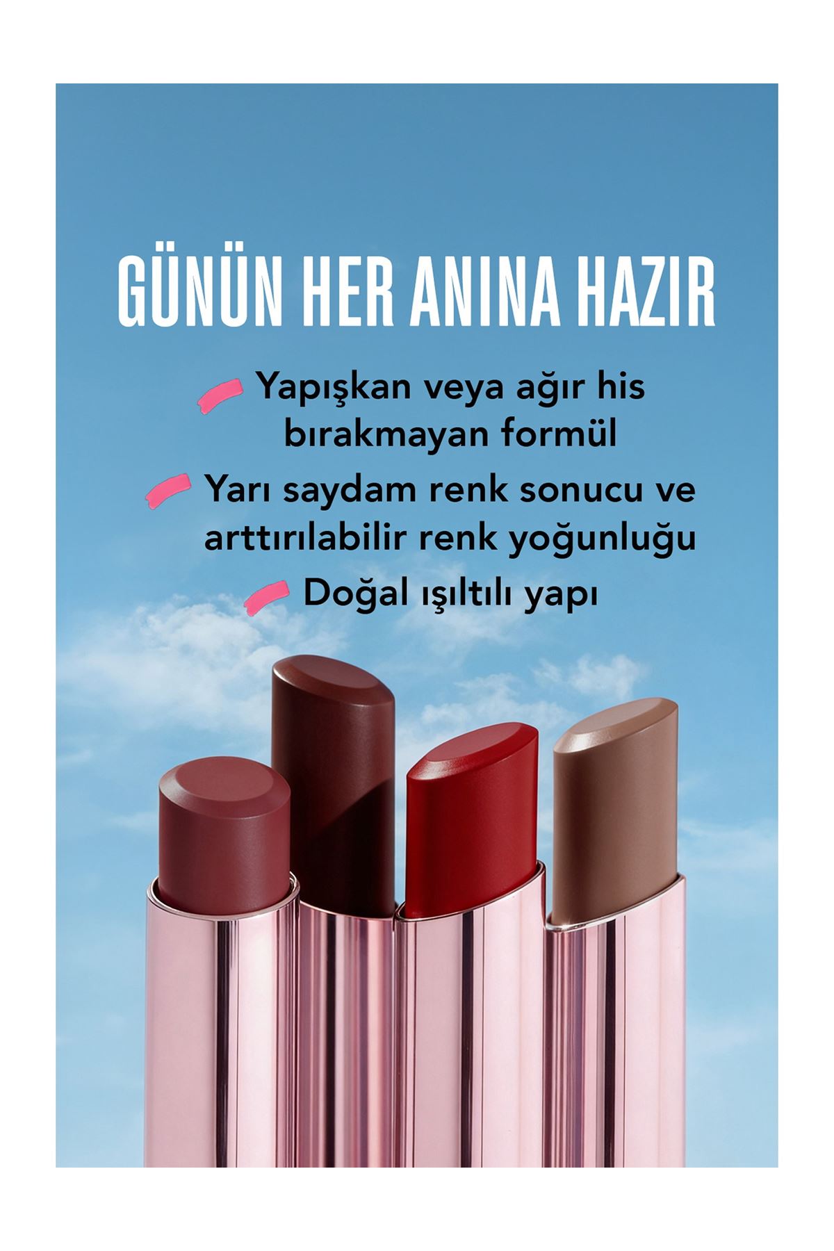 Flormar Sheer Up Sweet Escape Yarı Transparan & Parlak Bitişli Nemlendirici Ruj 026 Crumble