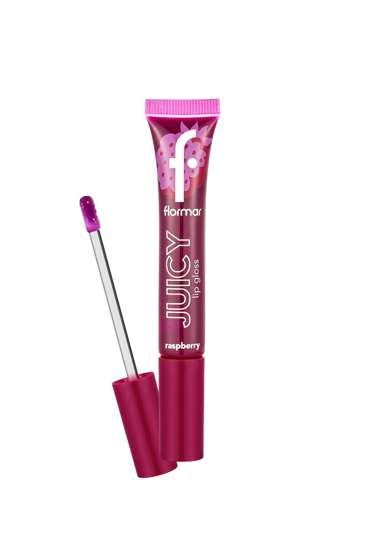 Flormar Juicy Doğal Renk Veren Meyve Aromalı Nemlendirici Dudak Parlatıcısı 001 Raspberry