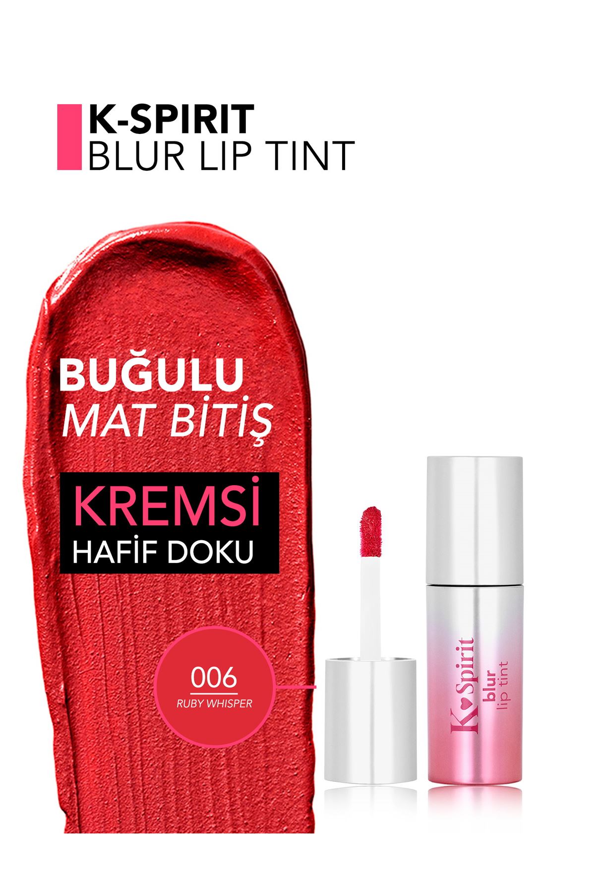 Flormar K-Spirit Blur Lip Tint 005 Berry Cloud