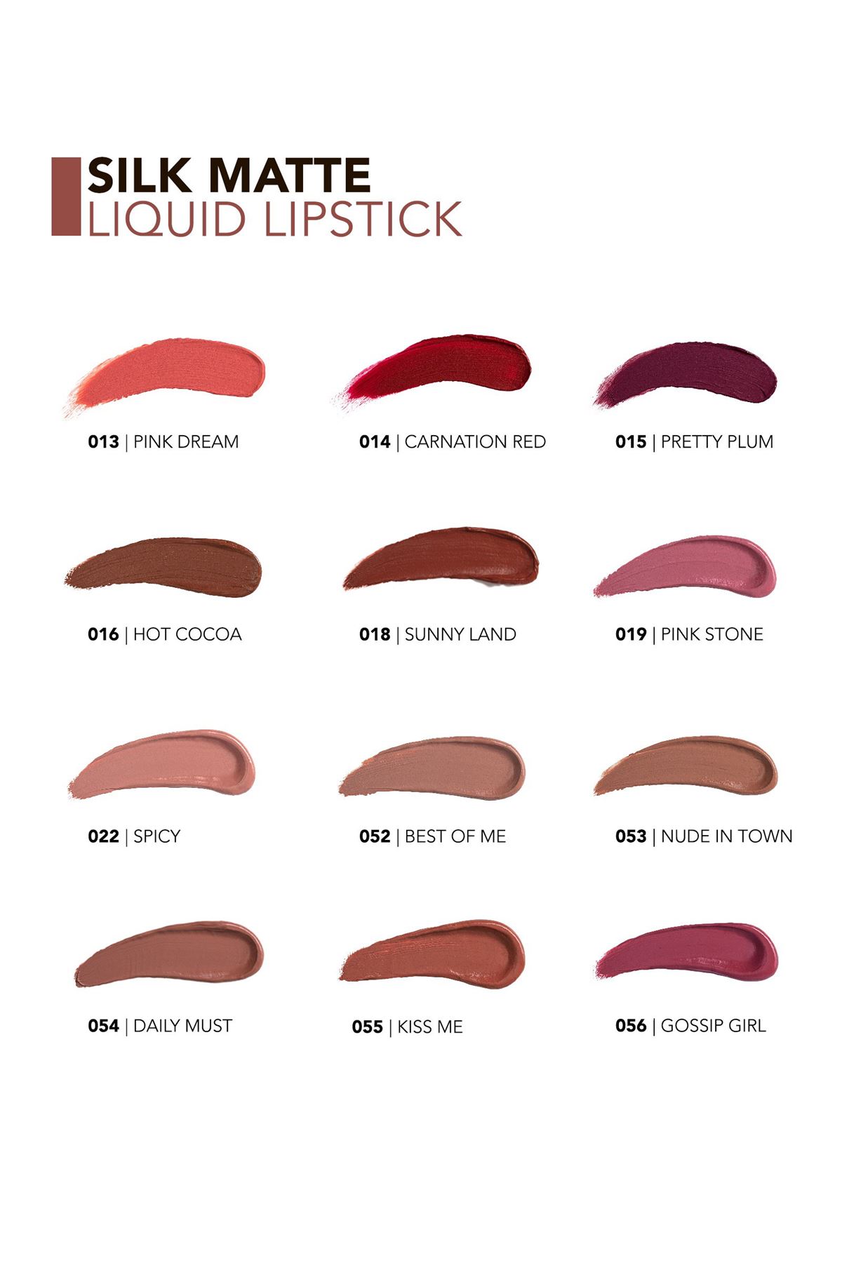 Flormar Silk Matte Yüksek Pigmentli & Mat Bitişli Nemlendirici Likit Ruj 059 Office Day
