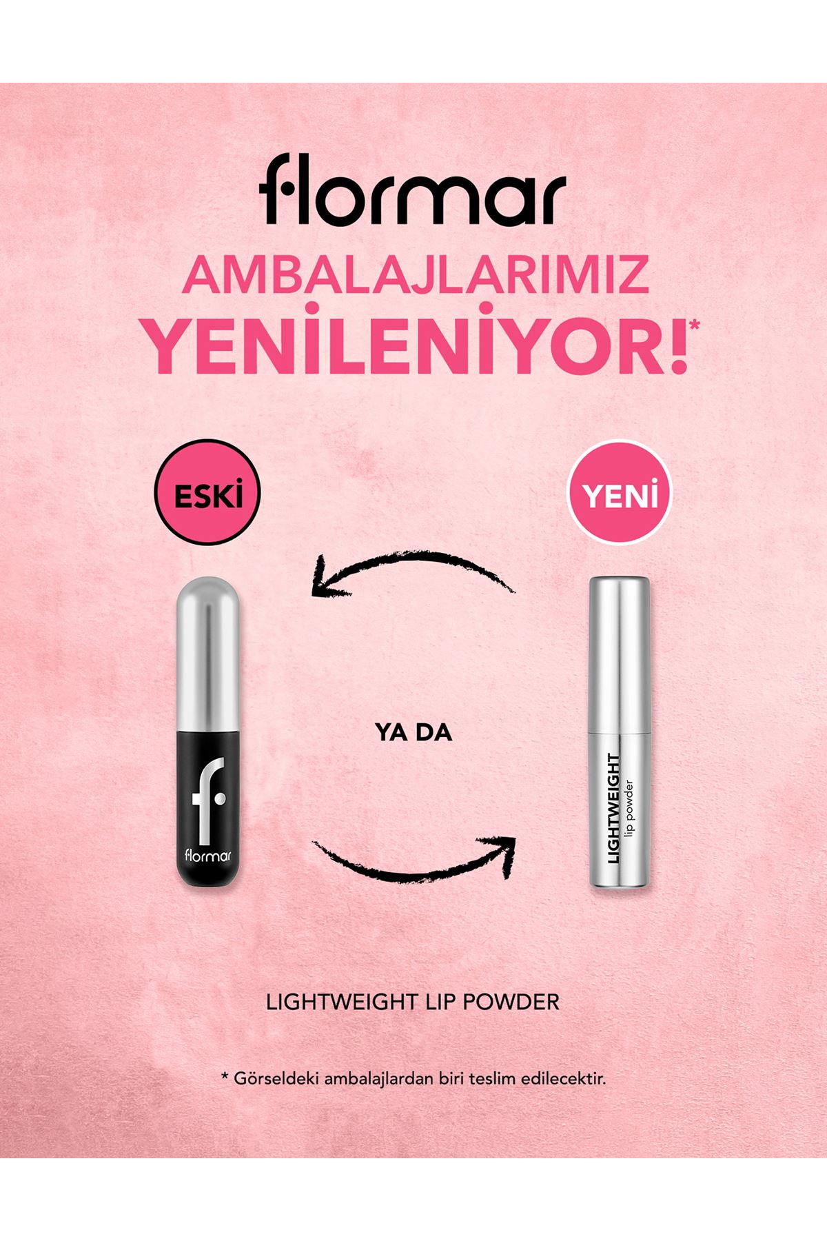 Flormar Lightweight Lip Powder Yüksek Pigmentli & Mat Bitişli Ultra Hafif Ruj 016 Flormar Pink