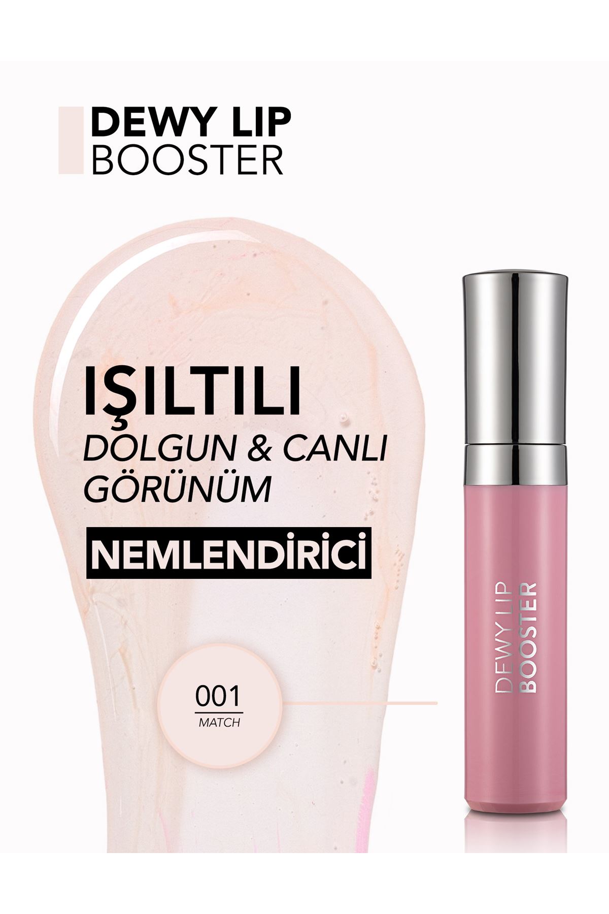 Flormar Dewy Lip Booster Dolgunlaştırıcı Etkili Yarı Transparan Dudak Parlatıcısı 008 Cocoa Delight