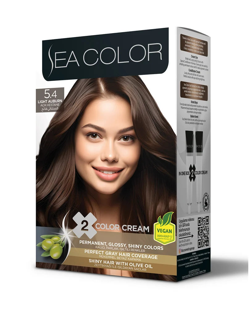 Sea Color Set Saç Boyası 5.4 AÇIK KESTANE