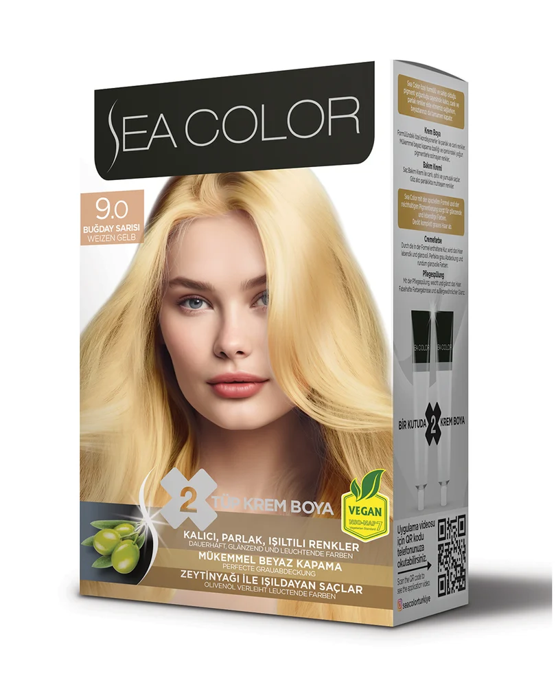 Sea Color Set Saç Boyası 9.0 BUĞDAY SARISI