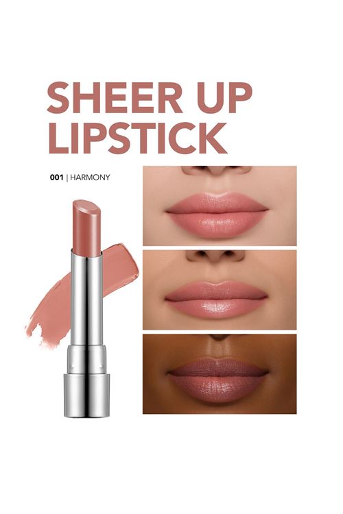 Flormar Sheer Up Yarı Transparan & Parlak Bitişli Nemlendirici Ruj 001 Harmony