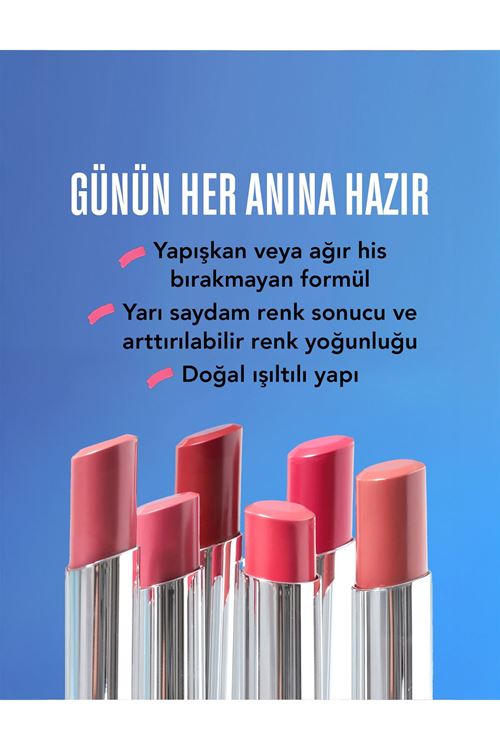 Flormar Sheer Up Yarı Transparan & Parlak Bitişli Nemlendirici Ruj 006 Tangerine