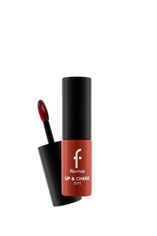 Flormar Lip & Cheek Tint Mat ve Kalıcı Su Bazlı Likit Dudak/Yanak Renklendiricisi 002 Kiss Lip & Cheek