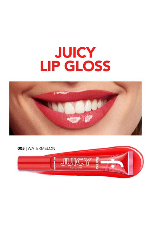 Flormar Juicy Doğal Renk Veren Meyve Aromalı Nemlendirici Dudak Parlatıcısı 005 Watermelon