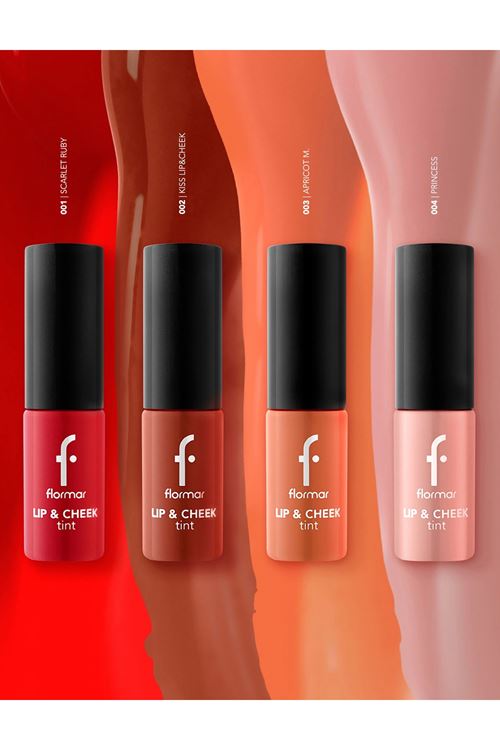 Flormar Lip & Cheek Tint Mat ve Kalıcı Su Bazlı Likit Dudak/Yanak Renklendiricisi 004 Princess