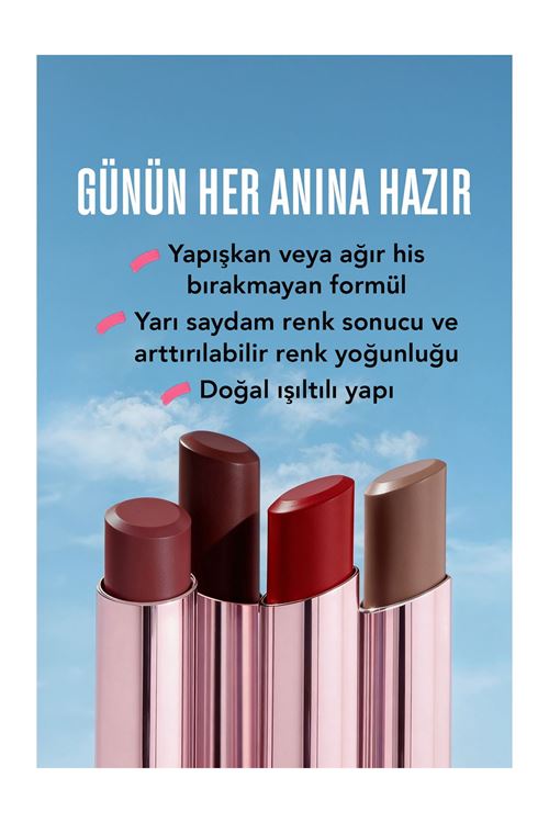 Flormar Sheer Up Sweet Escape Yarı Transparan & Parlak Bitişli Nemlendirici Ruj 024 Latte Mousse