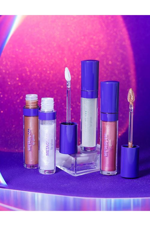 Flormar Metaglam Yoğun Işıltılı & Nemlendirici Etkili Yarı Transparan Dudak Parlatıcısı 004 Cyber Pink