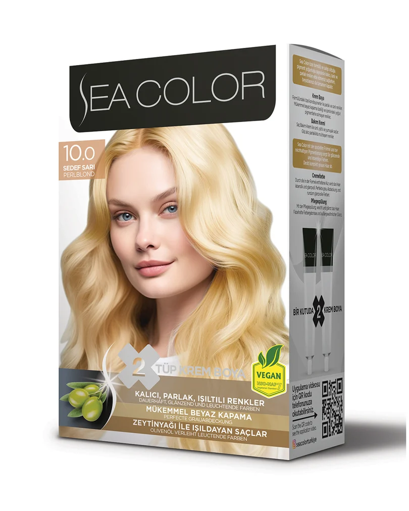 Sea Color Set Saç Boyası 10.0 SEDEF SARISI