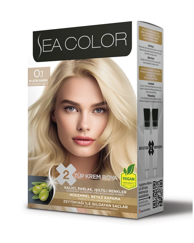 Sea Color Set Saç Boyası 0.1 PLATİN SARISI