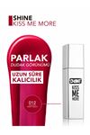 Flormar Shine Kiss Me More Uzun Süre Kalıcı & Parlak Bitişli Likit Ruj 012 Party Night
